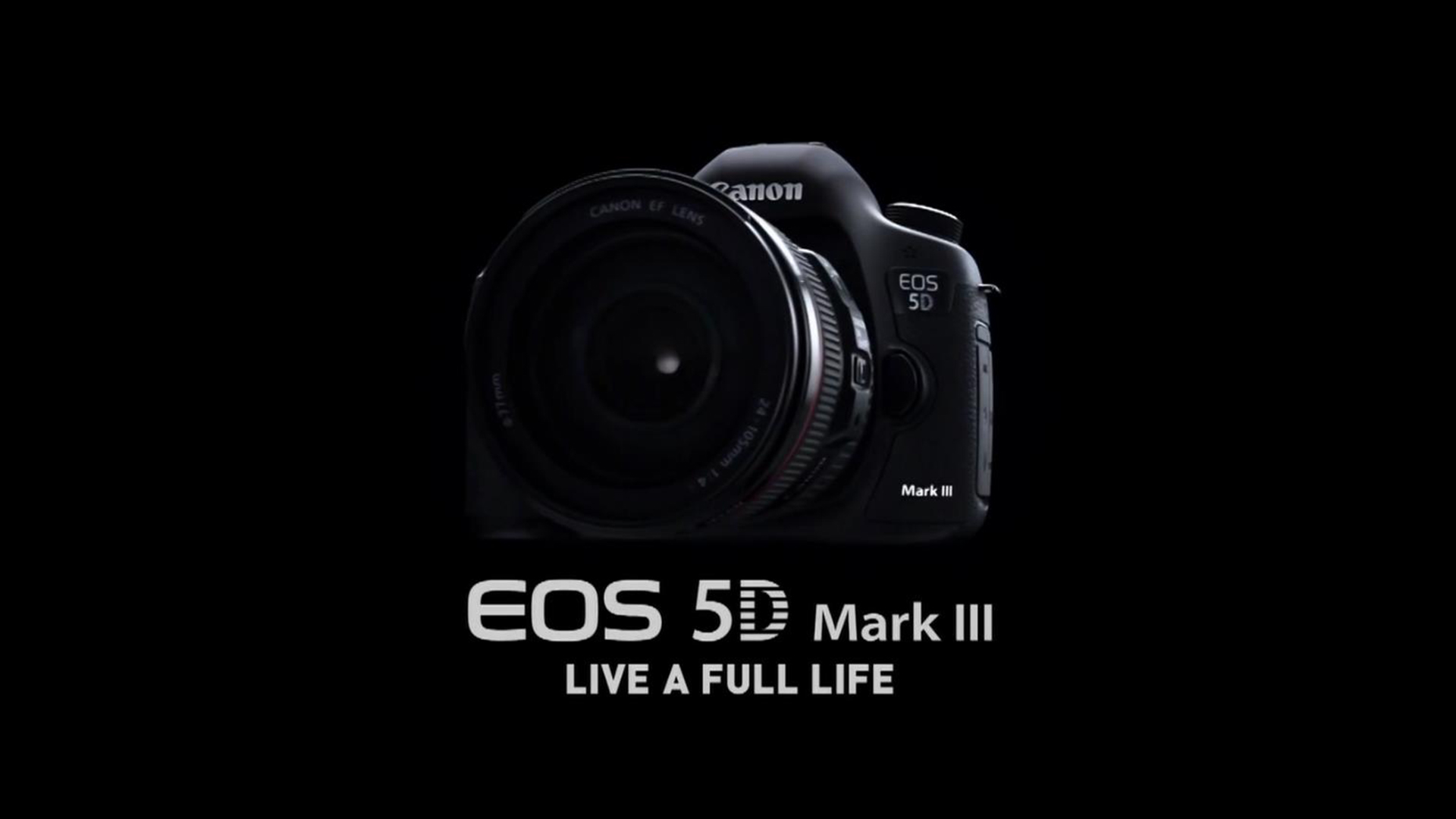 佳能EOS 5 d Mark III广告