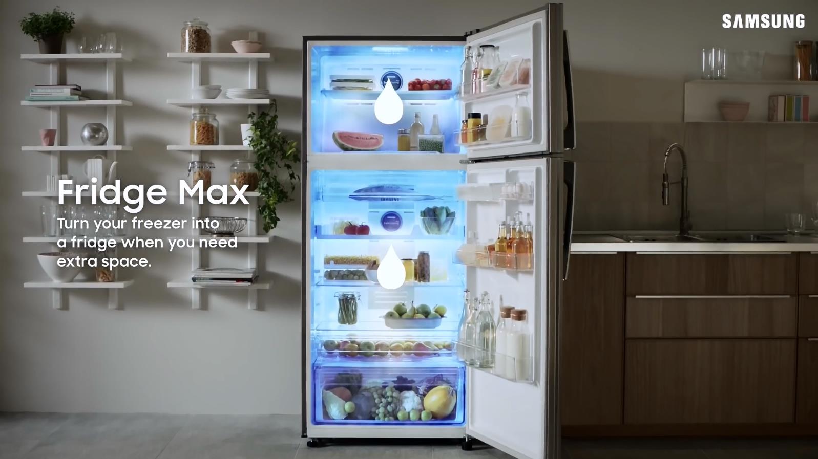 Samsung Twin Cooling Plus双循环双门冰箱广告