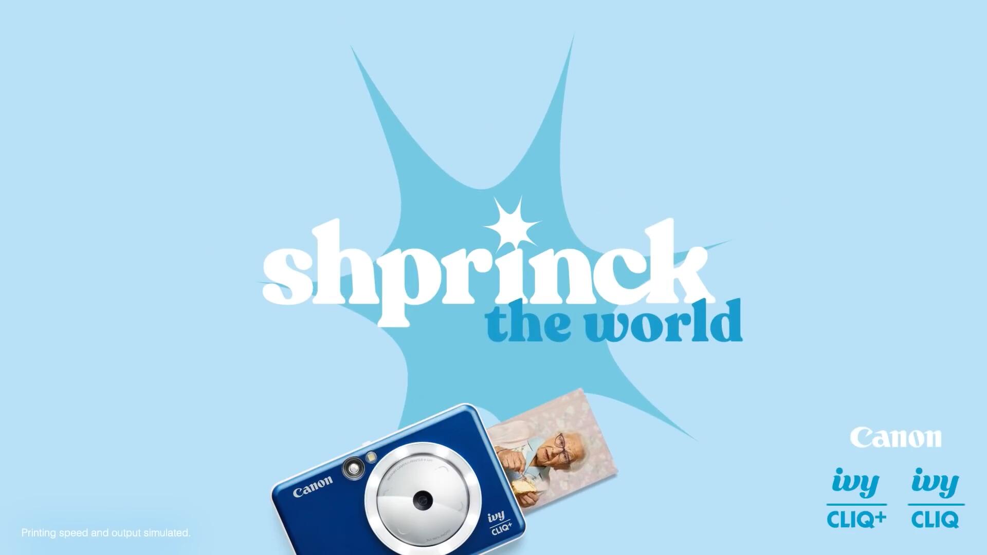 《Shprinck the world》佳能即拍即用相机