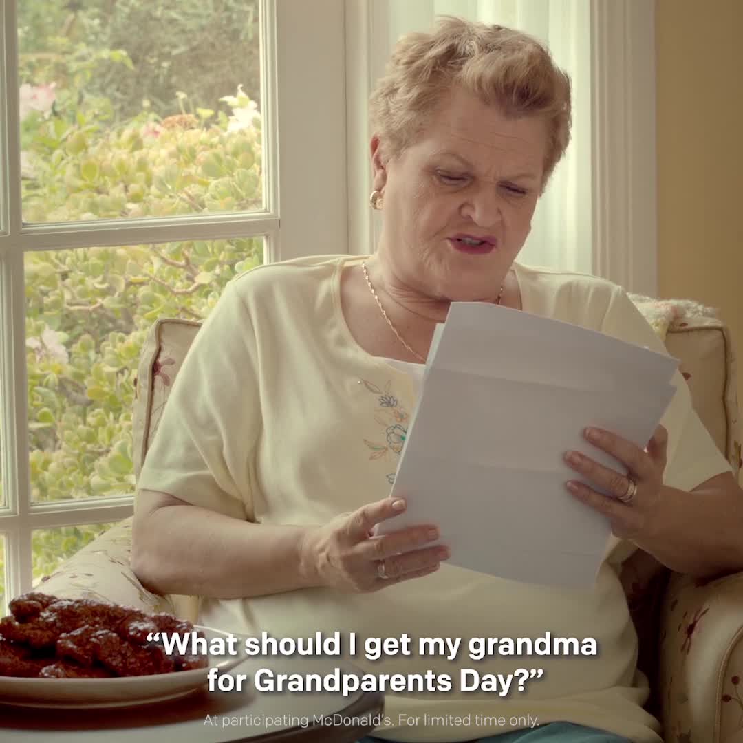 McDonalds麦当劳 《Sweet N Spicy Advice Grandparents Day》